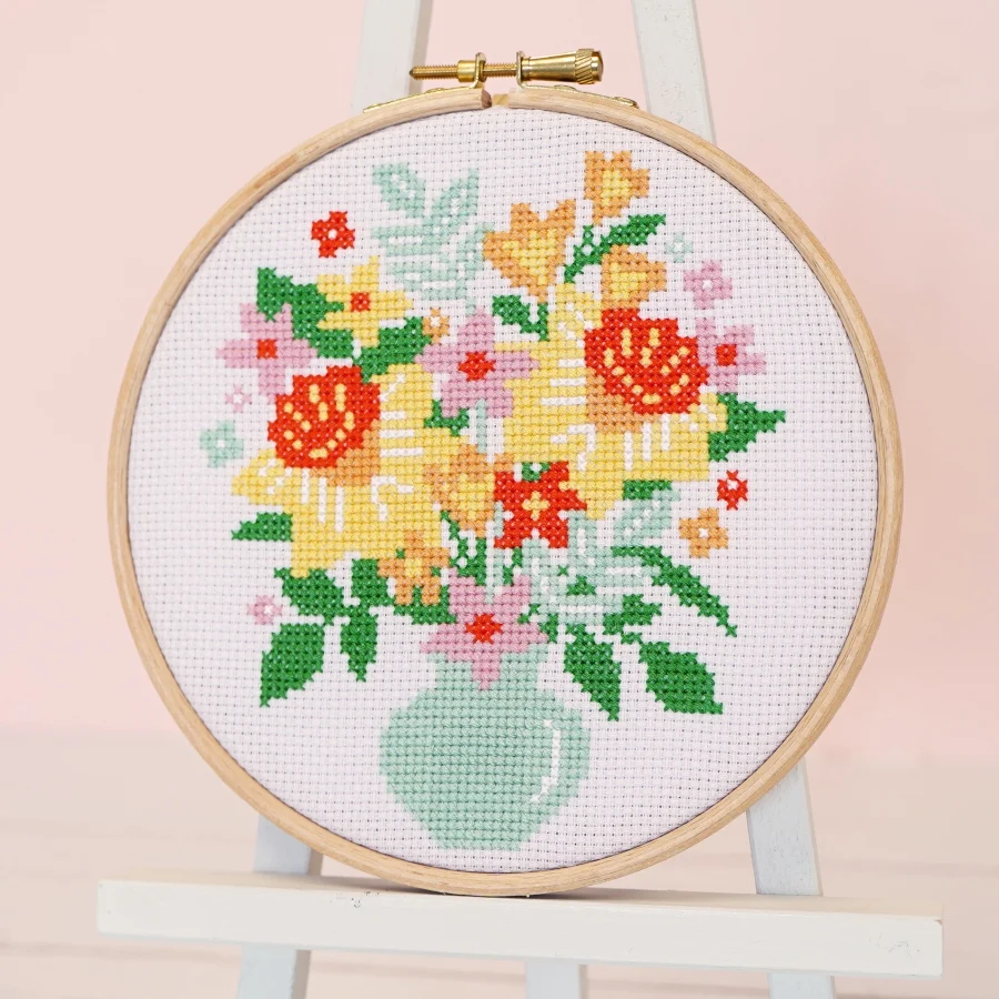 Golden Blooms - Cross Stitch Pattern - Image 2
