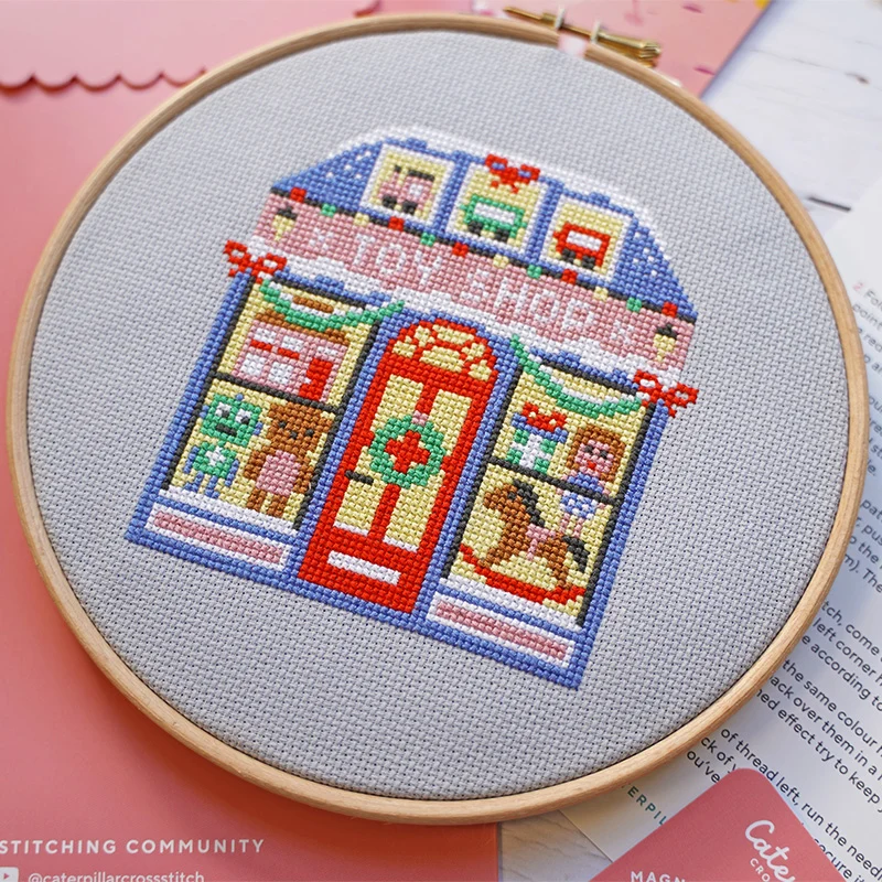 Jingle Bell Toy Shop - Cross Stitch Kit - Image 3