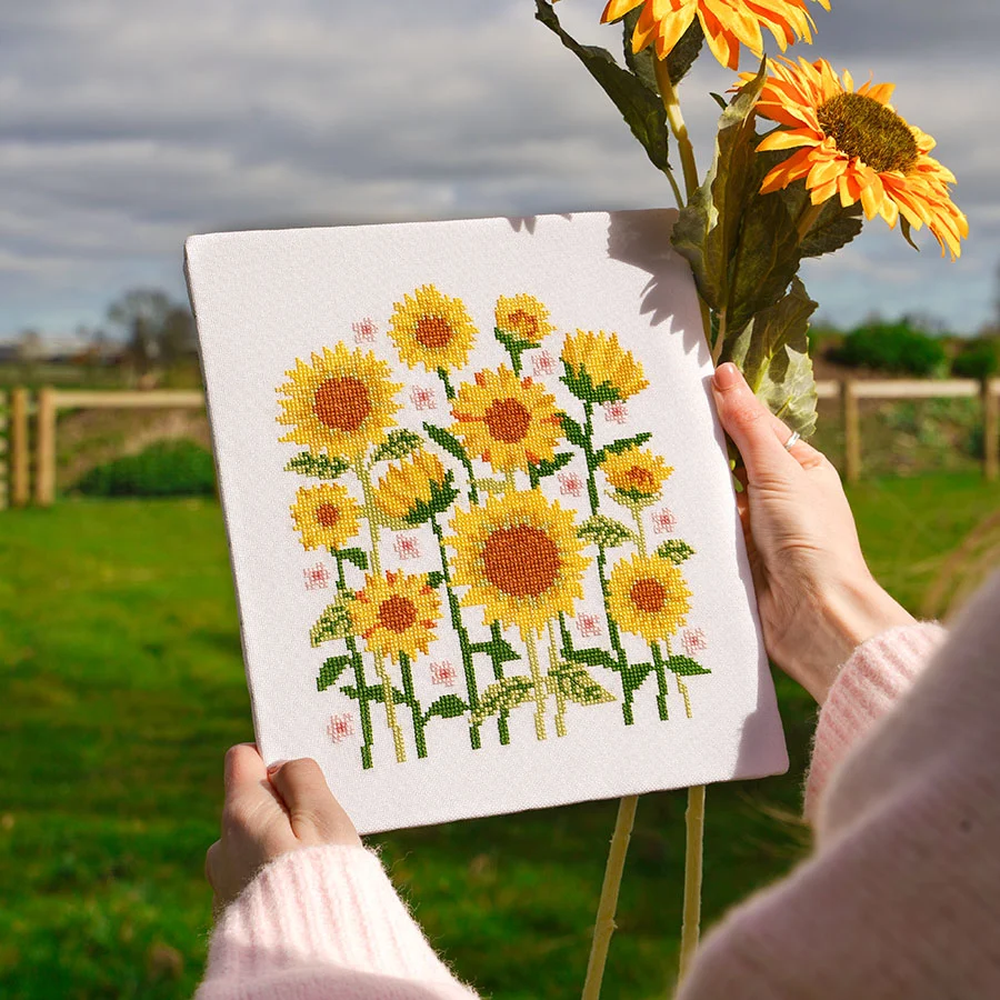 Summer Sunflowers - Cross Stitch Kit - Image 2