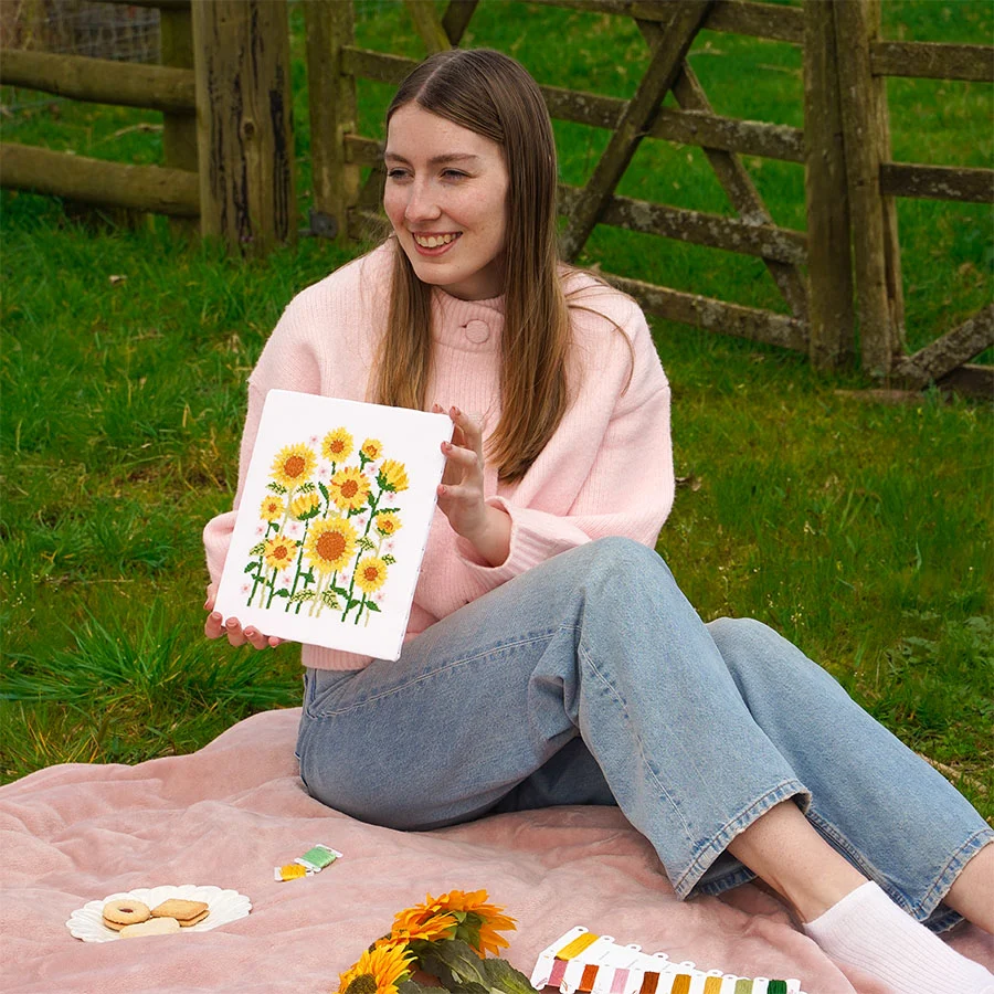 Summer Sunflowers - Cross Stitch Kit - Image 5