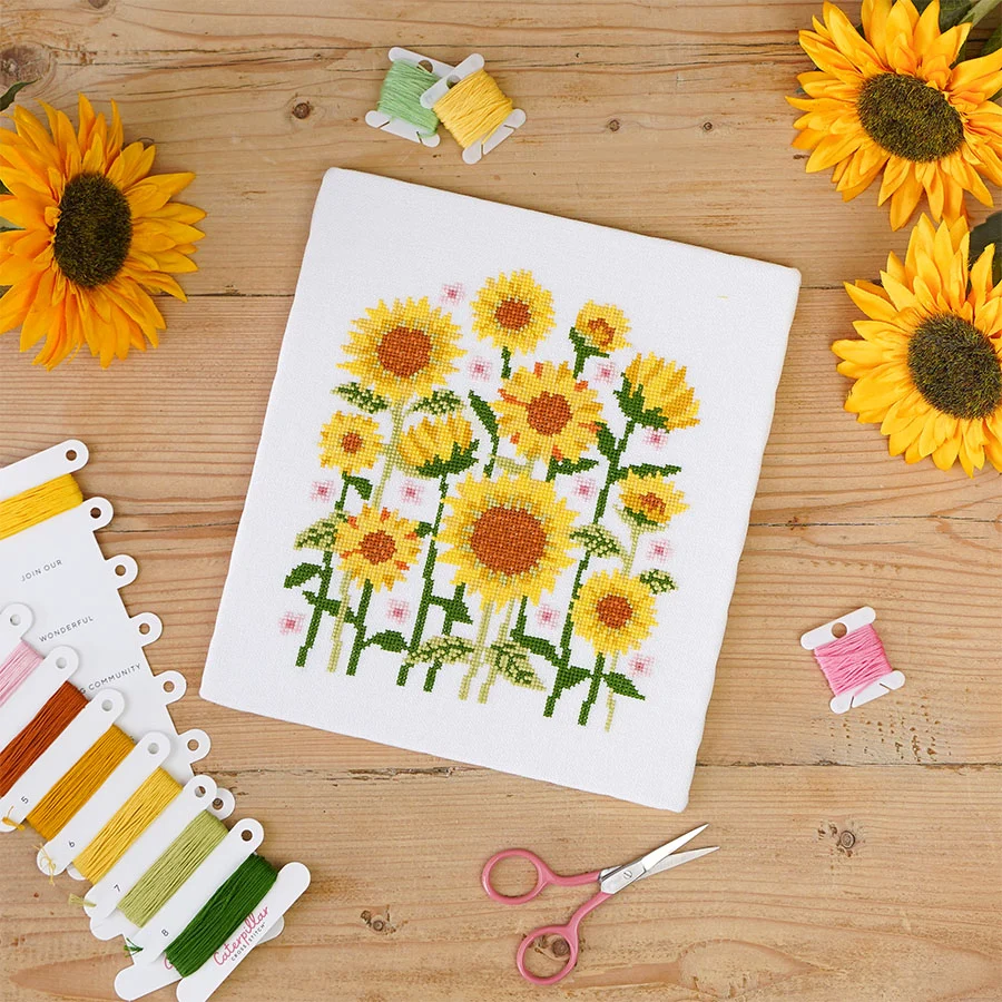 Summer Sunflowers - Cross Stitch Kit - Image 6